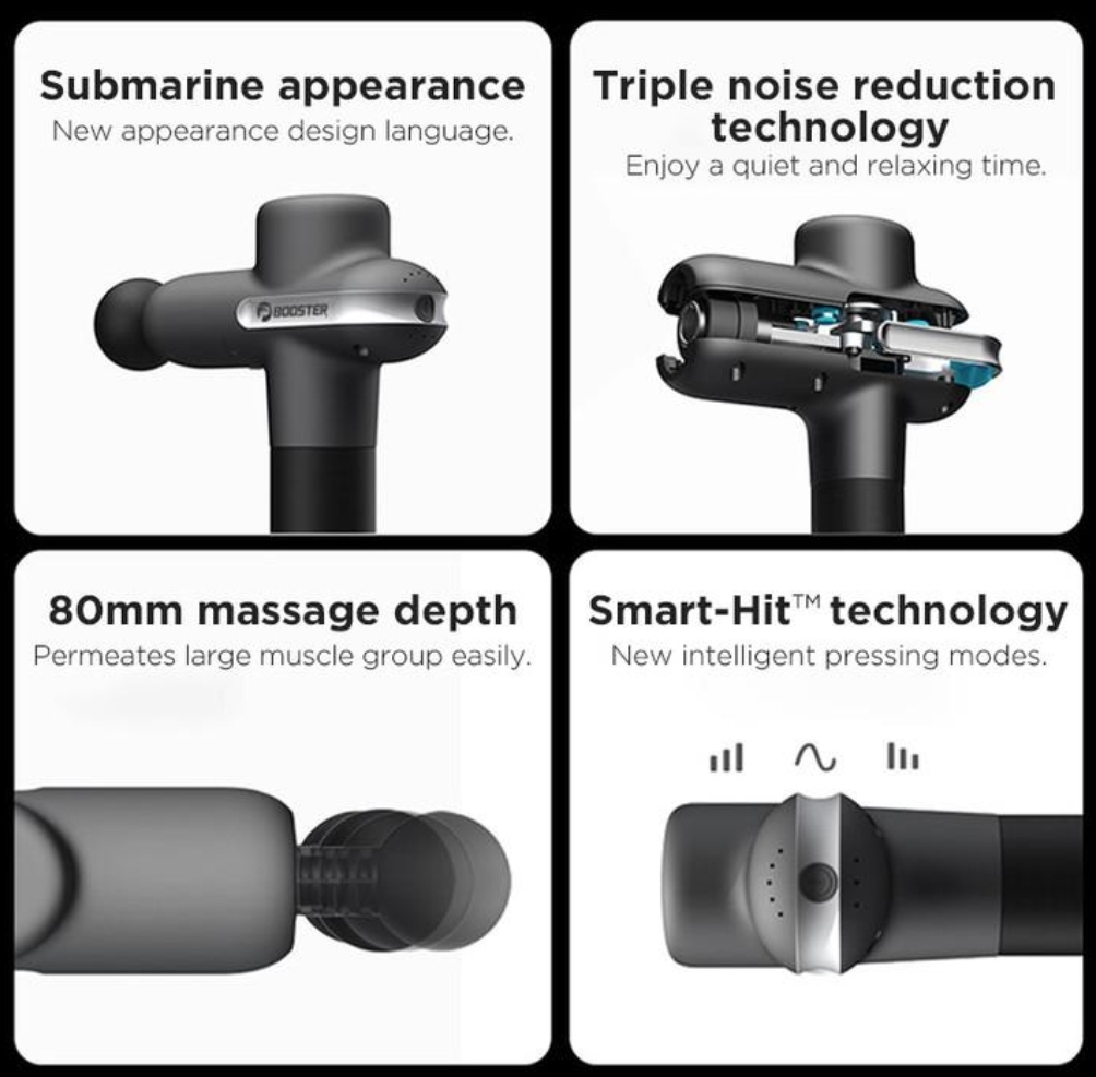 تفنگ ماساژ Booster U1_8head